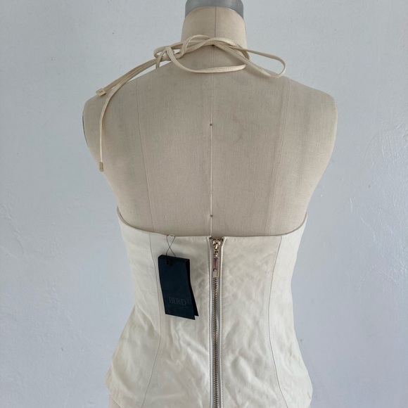 Brand new BIRD by JUICY COUTURE LEATHER HALTER TOP - Picture 3 of 12